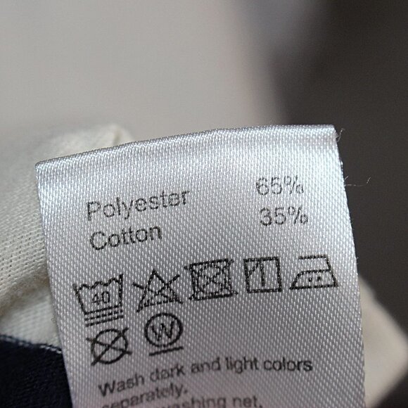 Graniph Design - Curious George Stipe T-Shirt Tunic Dress, Navy Medium - Picture 7 of 11